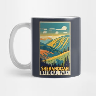 A Vintage Travel Art of the Shenandoah National Park - Virginia - US Mug